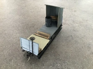 0-16.5 (7mm) narrow gauge scratch built freelance railway maintenance wagon - Picture 1 of 5