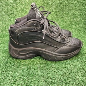 Sneakers da basket alte da uomo taglia 8,5 Reebok Hexalite nere - Foto 1 di 14