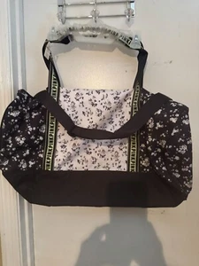 Victoria's Secret PINK Damen-Schultertasche Blumenmuster Reißverschluss Messenger neu mit Etikett - Bild 1 von 5
