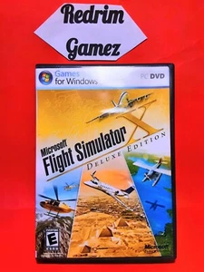 Flight Simulator X Deluxe Edition Windows PC CD-Rom Video Games Arcade - Picture 1 of 3