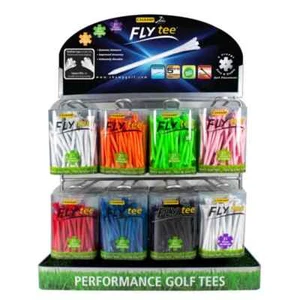Camiseta Champ Zarma Fly - 23⁄4" (69 mm) - Paquete de 30 - Todos los Colores Biodegradable Golf Te - Imagen 1 de 15