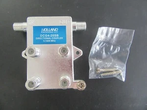 Separador direccional de grifo coaxial de cuatro puertos Holland 20 dB - DCG4-20SB - Imagen 1 de 3