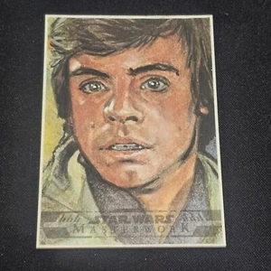 2024 TOPPS STAR WARS MASTERWORK SKYWALKER STEVE ALCE SKETCH 1/1 SP ES1 - Picture 1 of 2