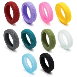 8Pcs Luggage Wheel Cover Silicone Casters Sleeve Travel Suitcase Accessories - Picture 1 of 28