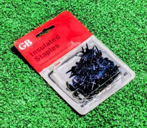 GB Brown Low Voltage Wiring Electrical Insulated Staples 1/8" x 1" MSB-1540 #40 - Picture 1 of 2