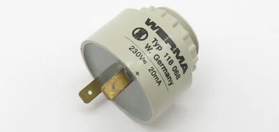 WERMA 118.068.28 Elektronischer Summer Einbausummer Dauerton Buzzer 230V AC grau - Bild 1 von 3