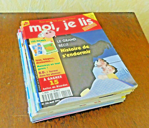 Lot Jeunesse 10 Magazines MOI, JE LIS Editions Milan Dès 7 ans 1997/2018