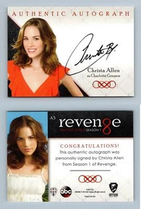 Christa Allen / Charlotte Grayson #A3 Revenge Season 1 Autograph Cryptozoic Card - Picture 1 of 1
