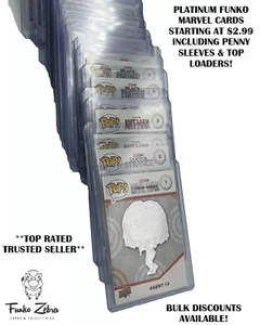 Funko Pop Marvel Upper Deck Platinum You Choose #1-100 SDCC Parallel Cards - Picture 1 of 66
