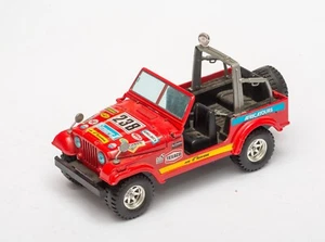 Burago Jeep CJ-7 * Vintage 1983 * 1/24 Scale Model Car 0198 Red * Italy - Picture 1 of 7
