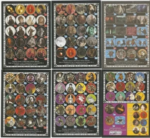 Hot Shots 2002 Lord Of The Rings: Two Towers Pickers Set Of 6 Checklist Cards - Picture 1 of 2