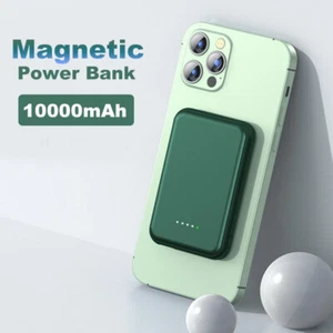 Caricabatteria Power Bank magnetico 10000 mAh per iPhone 13 12 Mini 13Pro 12Pro Max - Foto 1 di 10