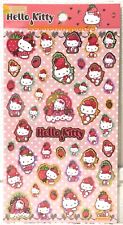 Sanrio Character Hello Kitty Sticker Strawberry Hat Chocolate Sweets 2023 JAPAN