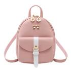 Hit Color Bowknot Backpacks Women Small Shoulder Crossbody Bags Leather Messenge
