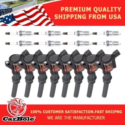 Bobinas de encendido FD503 + bujías para Mercury Grand Marquis V8 1998-2011 4,6 L Foto 1 de 4