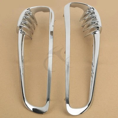 Biseles de moldura de radiador cromados aptos para Harley V-Rod VRSCA VRSCB VRSCD 2001-2010 Foto 1 de 4