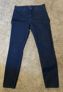 NYDJ Jeans Womens Size 10 Dark Wash Skinny  Lift Tuck - Picture 1 of 10