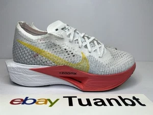 NUEVOS Zapatos para Mujer Nike ZoomX VaporFly Next% 3 Blanco/Coral Marino DV4130 101 - Imagen 1 de 6