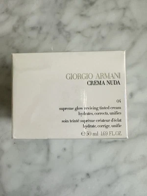 NOVO Giorgio Armani Crema Nuda Tingido Brilho Creme Sombra 04 Médio 50ml Selado Raro - Imagem 1 de 4