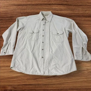 USA FIVE BROTHER Herren Langarm Hemd mit Knopfleiste Gr. L Beige Workwear Freizeit - Bild 1 von 7