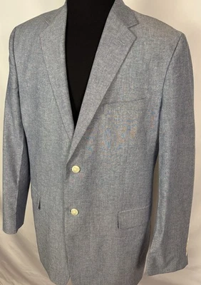 Traje Blazer Chaqueta Concha Saddlebred Para Hombre Talla 46 L Calidad Premium 100% Algodón Foto 1 de 4