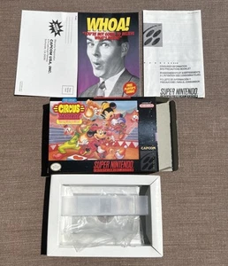 The Great Circus Mystery SNES Super Nintendo Starring Mickey BOX & REG CARD ONLY - Picture 1 of 14