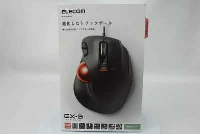 New Elecom EX-G Wireless Trackball Mouse M-XT2URBK-G - Image 1 of 4