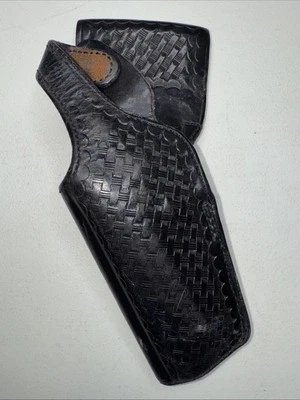 Bianchi #99A Black BW Leather Belt Duty Holster Beretta 92 96 Taurus PT92 LH - Image 1 of 4