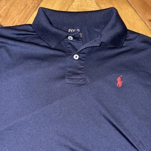 Jungen Polo Ralph Lauren Performance Hemd Medium 10/12 blau - Bild 1 von 3