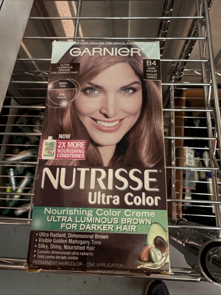Nuevo Garnier Nutrisse Color de Cabello Ultra Nutritivo Dorado Caoba Marrón Foto 1 de 1