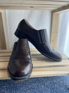 Samuel Windsor Halbschuhe UK 8 Braun Leder Schuhe EU 42 Slipper Handarbeit - Bild 1 von 8