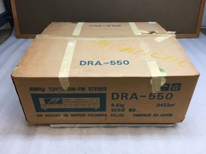 Vintage Denon DRA-550 Stereo Receiver Verstärker mit Bedienungsanleitung und OVP - Bild 1 von 10