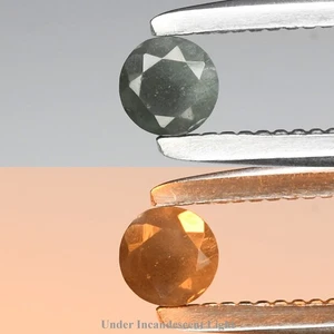 💎 0.10ct 2.7mm Round Natural Green Alexandrite - Russia Gemstone - Picture 1 of 6
