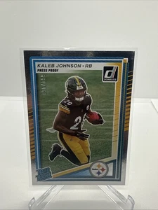 Kaleb Johnson RC 2025 Donruss Rated Rookies Silver /199 - Bild 1 von 2