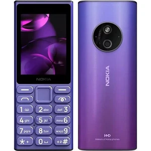 Nokia 110 4G 2nd Ed (2024) 4G Blue 128MB + 64MB Dual-SIM Unlocked GSM NEW - Afbeelding 1 van 3