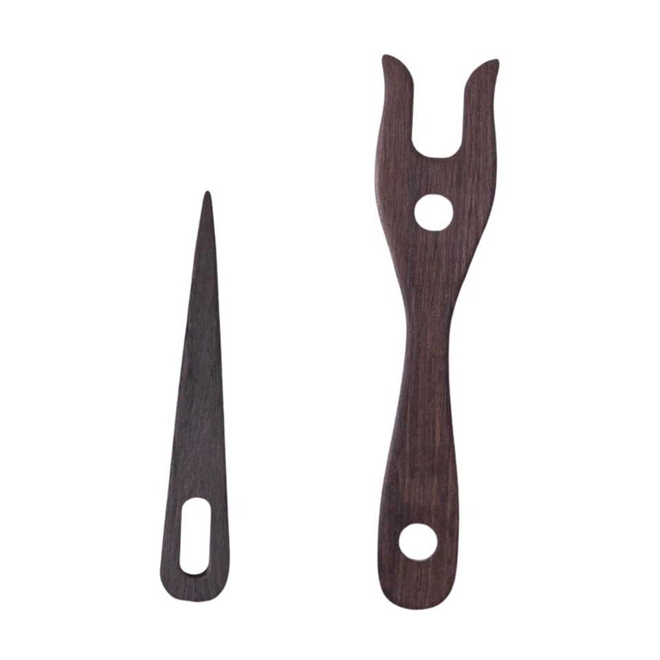 1x Knitting Fork and Eye Needle Set, Premium Knitting Fork by Lucet, DIY Bracelet - Image 1 of 1