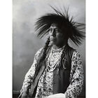Rinehart Flathead Native American Salish Photo Large Art Print 18X24"