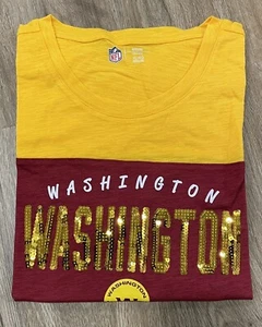 NFL Team Apparel Women’s V-Neck Washington Football Team (L, XL, XXL) NEW - Picture 1 of 5