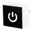Capacitive Touch Switch,Illuminated, White