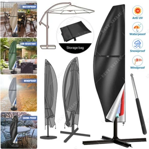 Heavy Duty Outdoor Patio Umbrella Protective Cover Bag Waterproof Canopy 7-13'ft - Picture 1 of 53