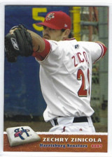 2007 Harrisburg Senators (Double-A Washington Nationals) Zechry Zinicola