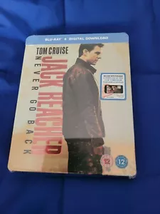 JACK REACHER NEVER GO BACK STEELBOOK BLU RAY NEW SEALED - Picture 1 of 2