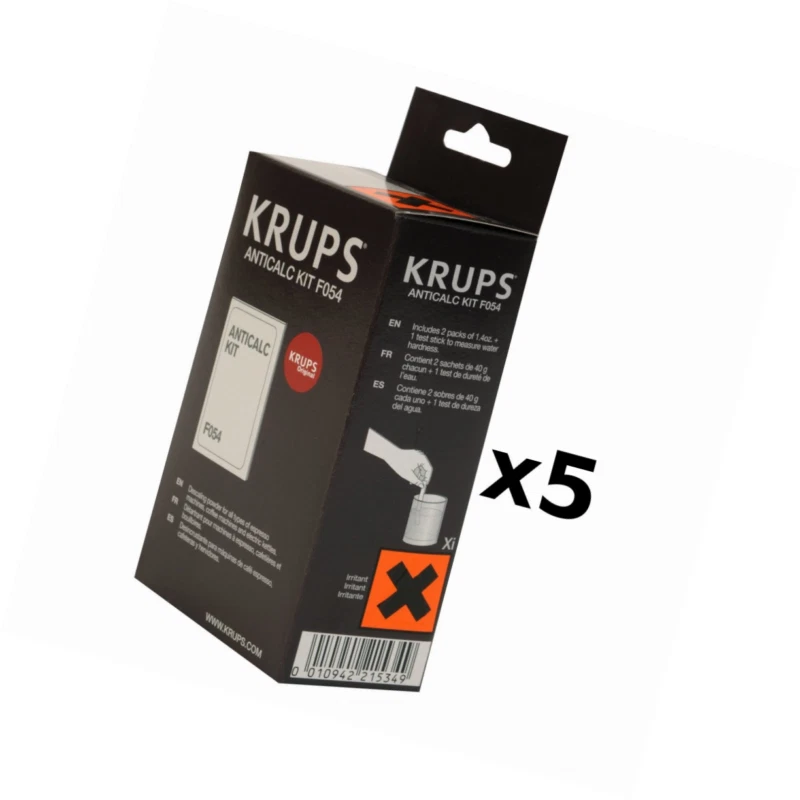 Krups Anti CALC Kit F054 Descaler Lime Purifiers Kalkentferner #KT-A5-8852