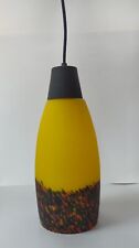 Cylinder Ceiling-Hanging PENDANT LIGHT, Mid-Century Yellow (Can Sell As Sets)