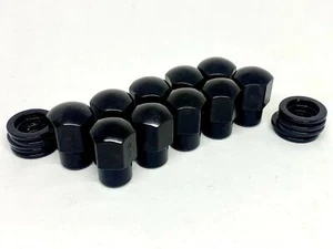 Weld Ford 20 V Series Black Alumastar & Magnum Wheel Nuts 1/2"UNF WE 601-1466 - Picture 1 of 3