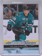 2014-15 Upper Deck #468 Melker Karlsson YG RC 