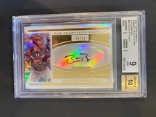 2012 Topps Tribute Tribute to the Stars Autograph Buster Posey 24/24 BGS 9 