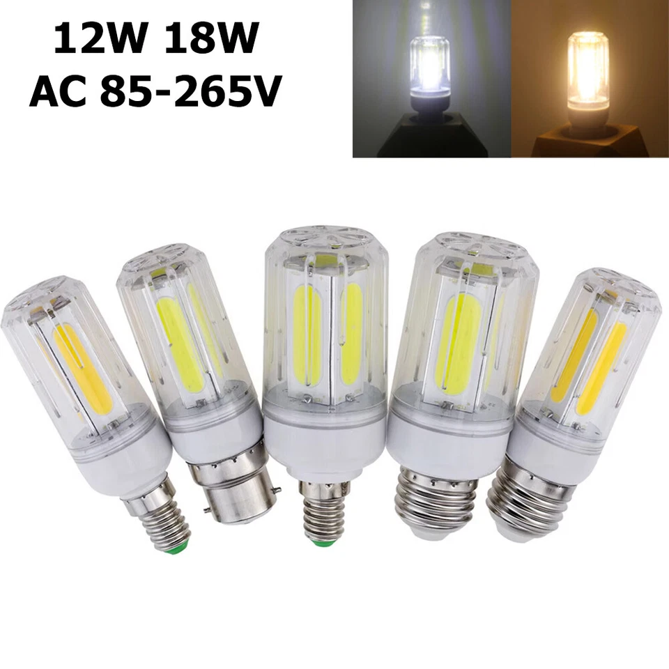 LED Corn Light Bulbs 12W 16W 3000K 85-265V Lights Night Home-Appliance 220V Ac - Image 1 of 1