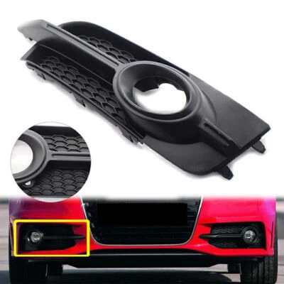 Honeycomb Front Bumper Fog Light Grille For AUDI A1 8X 2011-2014   Black US Foto 1 de 4