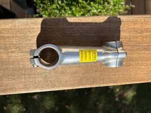 Threadless bicycle stem 25.4 mm — 110 mm 2 Bolt Silver Aluminum - Picture 1 of 6
